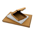 PIP Large Letter Boxes – White & Brown Royal Mail Compliant