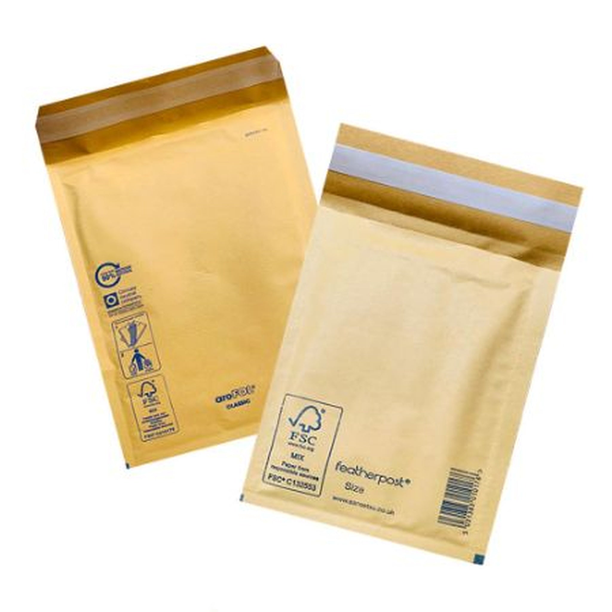 Gold Padded Envelopes – Bubble Lined Mailers
