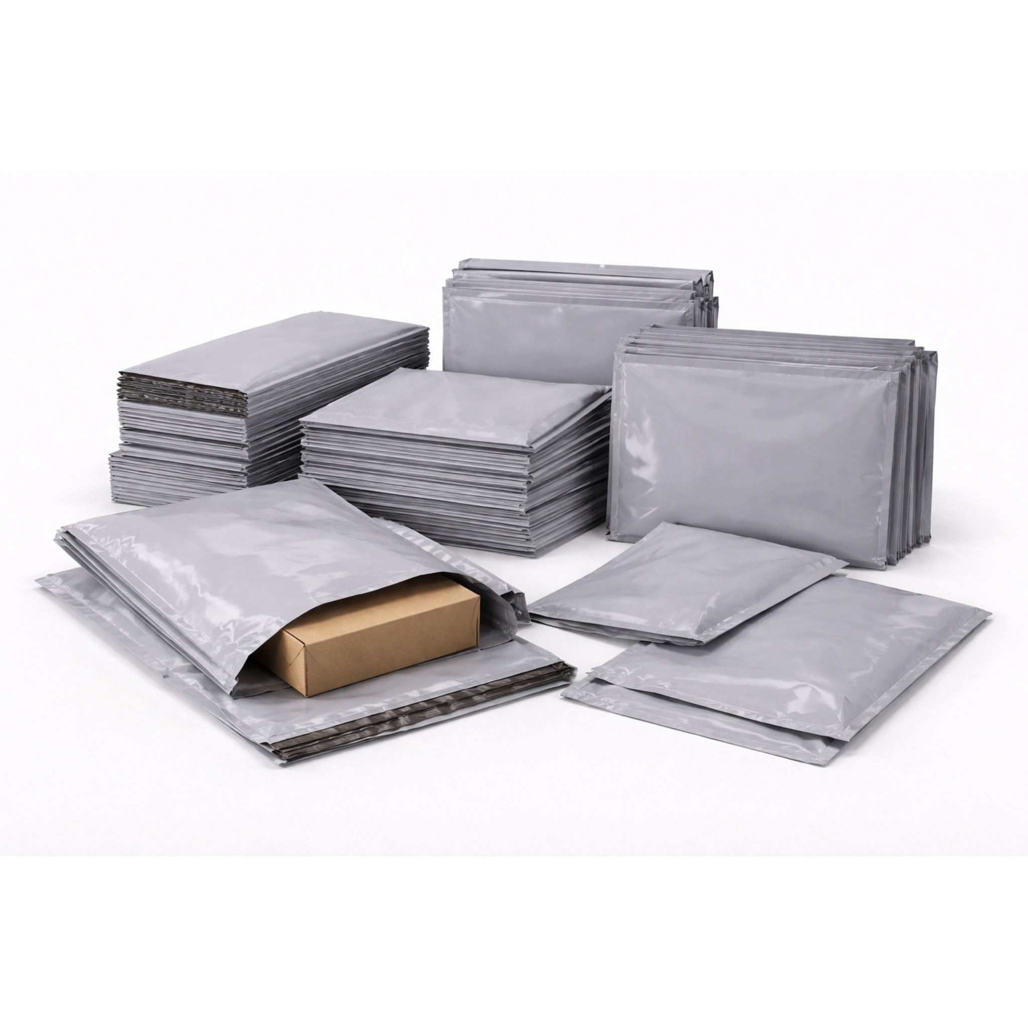 Grey Mailing Bags – Strong Self Seal Postal Bags