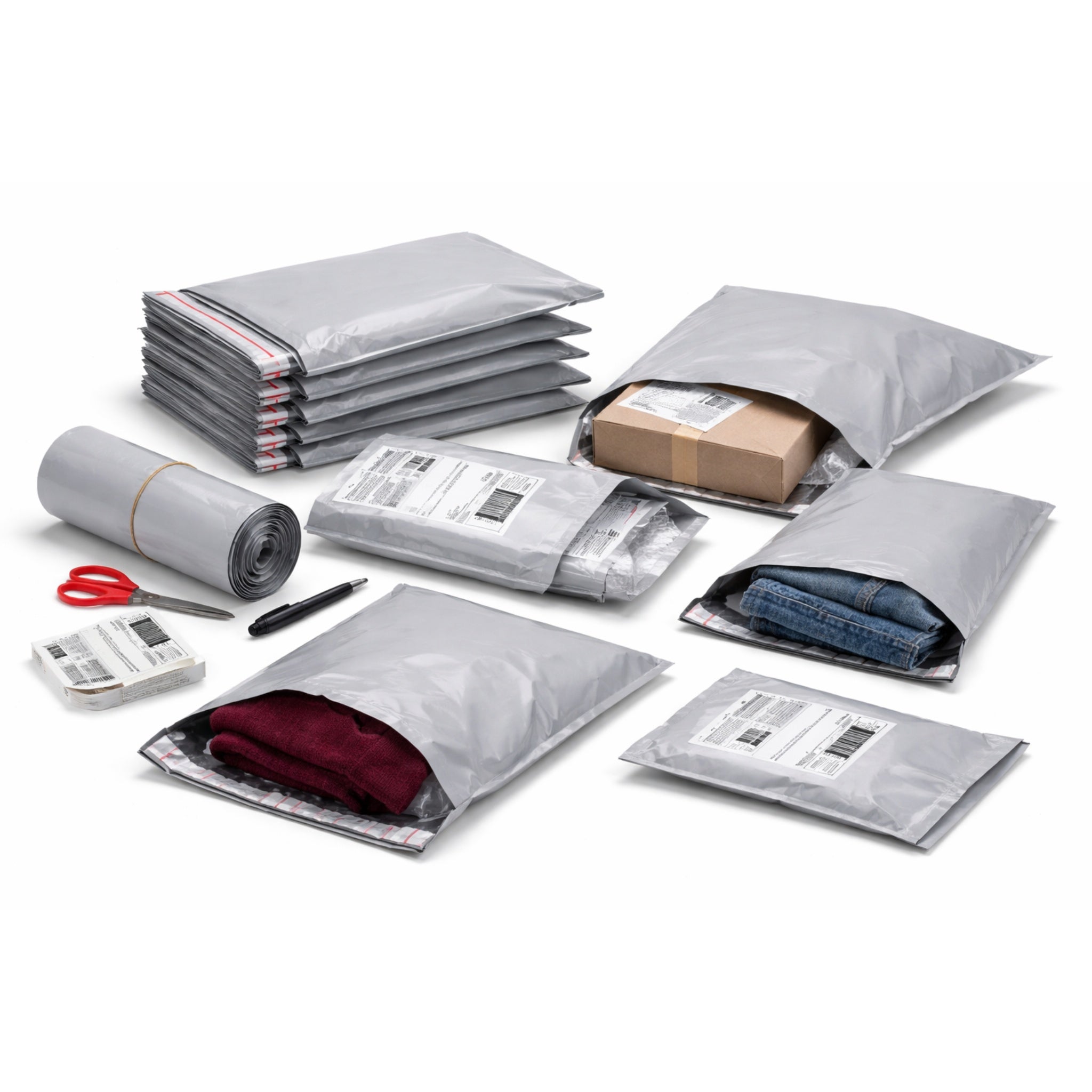 Grey Mailing Bags – Strong Self Seal Postal Bags